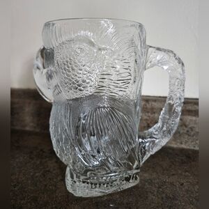 Vintage Tropicana Casino Bar Las Vegas Parrot Bird Heavy Glass Mug